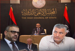 "هذه هي الديمقراطية".. خالد المشري يهنئ محمد تكالا بفوزه برئاسة المجلس الليبي