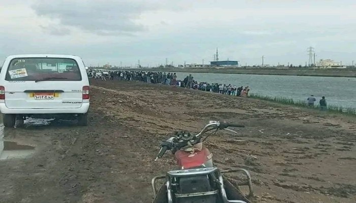 الفرح تحول لمأتم.. وفاة عروس وسائق وفقدان طفل بانقلاب سيارة بترعة في الجيزة
