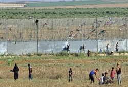 بينهم صحفي .. إصابة 8 فلسطينيين خلال إحياء ذكرى إحراق الأقصى في غزة