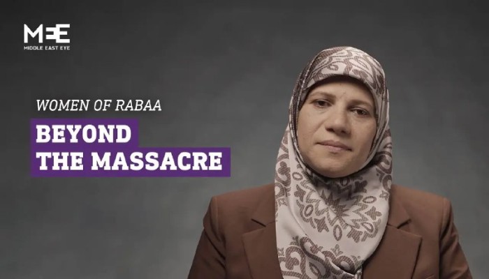 السيدة جيهان ماهر عقل تصف فض رابعة: "الرصاص أمطر علينا"