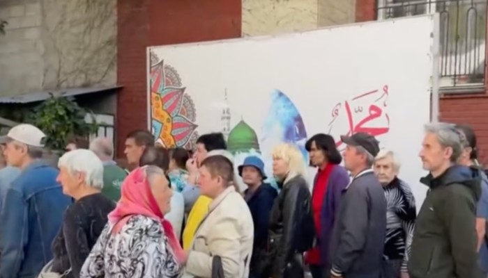 مسجد أودسيا يقدم الدعم للنازحين الأوكرانيين