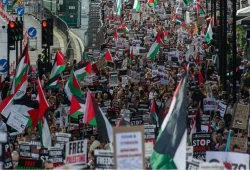 جماهير سيلتيك تتحدى المنع وترفع أعلام فلسطين بكثافة في دوري الأبطال