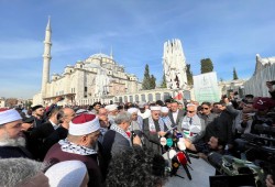 مؤتمر وصلاة الغائب على شهداء غزة وفلسطين في الفاتح باسطنبول