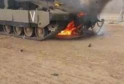 "القسام" تدمر 10 آليات إسرائيلية غربي غزة والعدو يعترف بمقتل جنديين