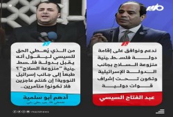 السيسي يدعم قيام دولة فلسطينية منزوعة السلاح بإشراف دولي.. ونشطاء يردون