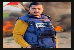 استشهاد مصور الأناضول منتصر الصواف في قصف إسرائيلي بمدينة غزة