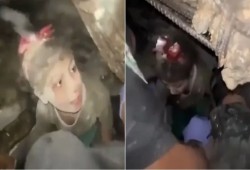 لماذا رفضت الطفلة “ألما” انتشالها من تحت ركام منزلها بغزة (فيديو)