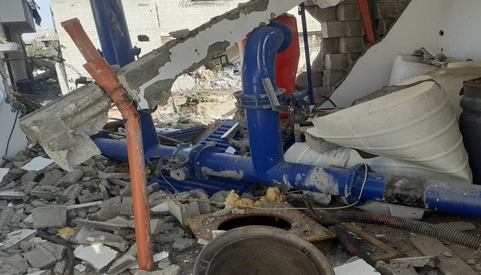 بلدية غزة: الاحتلال يدمر 40 بئرا و9 خزانات للمياه منذ بدء العدوان