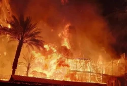 حريق هائل في إستوديو الأهرام بالجيزة التهم 3 بنايات مجاورة