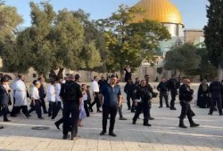 مستوطنون يقتحمون “الأقصى” والاحتلال يشدد إجراءاته في عيد “المساخر”