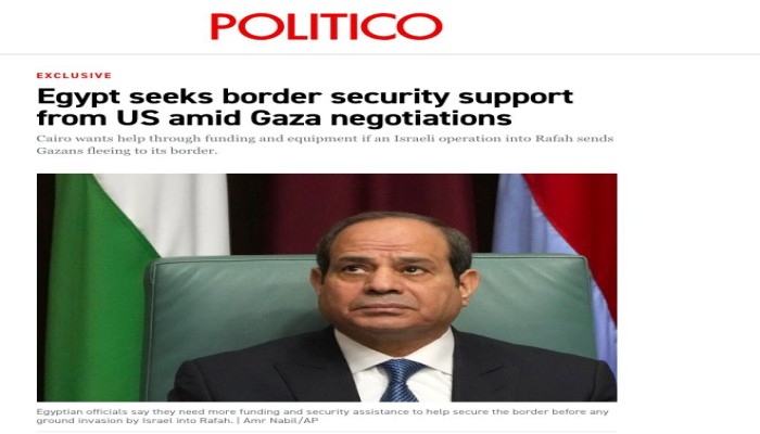 وسط تعطيل استراتيجي للمعبر..  السيسي طلب تمويل قبل اجتياح رفح 