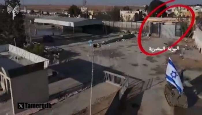 توغل صهيوني كثيف بمحيط معبر رفح البري وشارع صلاح الدين حدود مصر