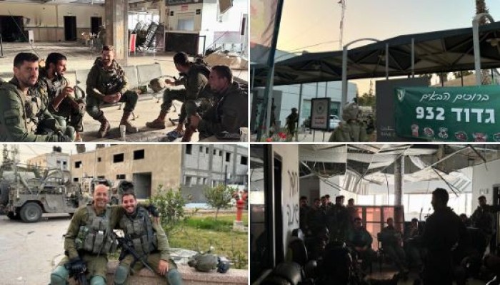 صور استفزازية لجنود الاحتلال بمعبر رفح .. والمساعدات الغذائية تفسد في الجانب المصري