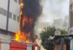 حريق في مبنى المنطقة الأزهرية بالإسكندرية أثناء تواجد التلاميذ للامتحان
