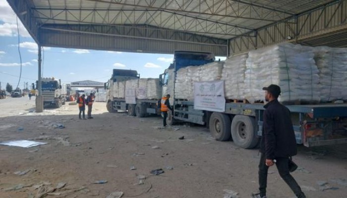 المواد الغذائية المتجهة لغزة تتلف بسبب إغلاق معبر رفح من الجانب المصري