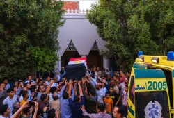 بدون جنازة عسكرية.. تشييع جثمان المجند الشهيد برصاص الاحتلال في رفح