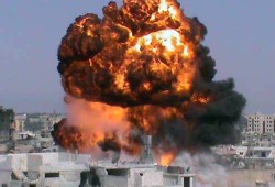 قتلى وجرحى جراء القصف الصهيوني على ريف حلب .