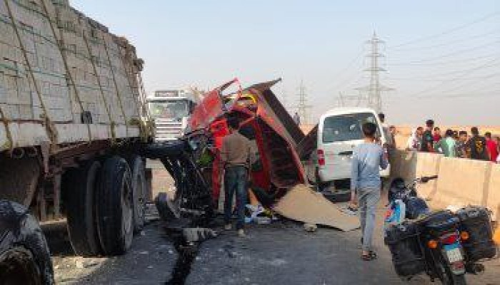 حادث بقنا يسفر عن مقتل 6 أشخاص وإصابة 11 آخرين