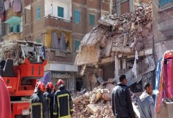 انهيار مبنى سكني مأهول مكون من 5 طوابق مع وجود ضحايا