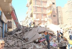 إعلان حصيلة ضحايا العقار المنهار في الدقهلية