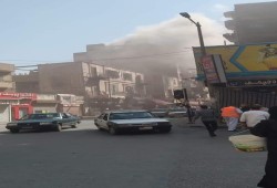 نشوب حريق في مطعم بالجيزة