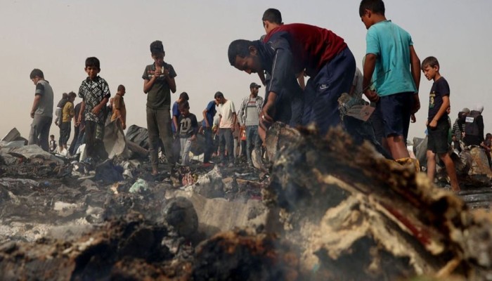 طوفان الاقصى.... 249 يوما من العدوان والاحتلال يستهدف خيام النازحين فى رفح