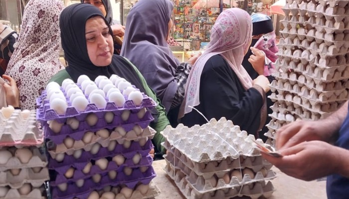 ارتفاع البيض في الأسواق اليوم الثلاثاء.. والبلدي يسجل 162جنيه
