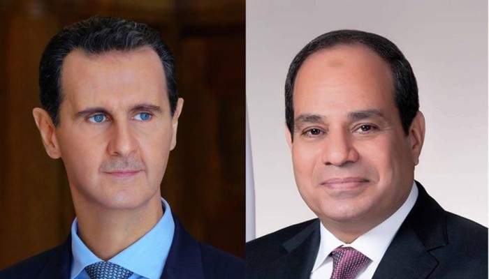 الأسد يناقش مع السيسي تطورات الأوضاع في غزة رغم تورطهم بقتل الشعوب مثلما يفعل اليهود في القطاع.