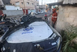 استشهاد 6 أفراد من الشرطة الفلسطينية في القصف الإسرائيلي على قطاع غزة