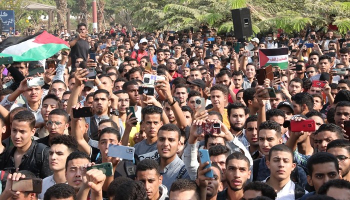 جنايات القاهرة تجدد حبس طالب بجامعة الأزهر لمشاركته في تظاهرات التضامن مع فلسطين