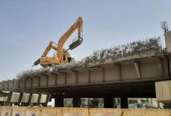 حكومة الانقلاب عن هدم جسر العامرية: أنشئ قبل دراسات مشروع القطار السريع