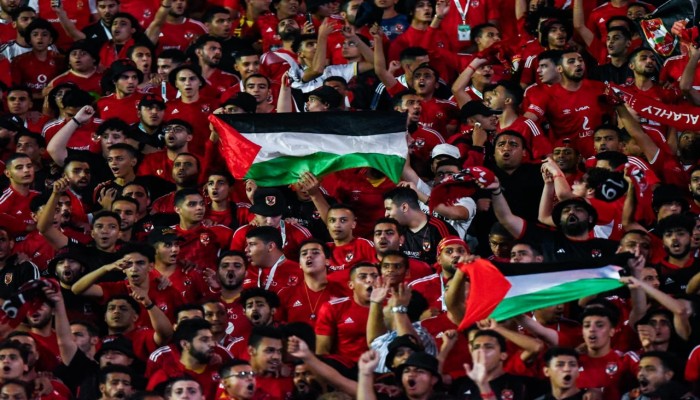 تجديد حبس 59 من مشجعي الأهلي بينهم رافع علم فلسطين