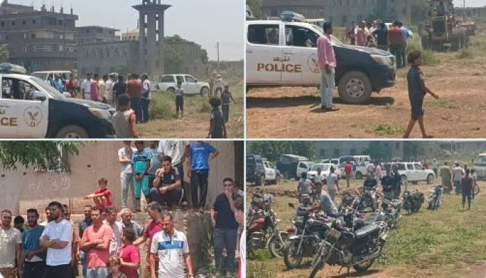 بلدوزرات الشرطة تتراجع أمام حشود أهالي جزيرة الوراق بعد استعراض أمني لطردهم