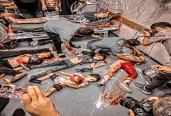 20 شهيدا تحت الركام .. مدرسة أطفال مصطفى حافظ الهدف 176 ضمن مراكز إيواء نازحي القطاع