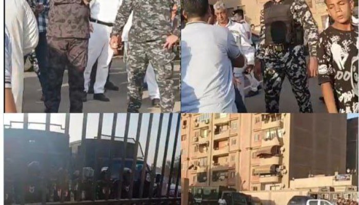 أهالي الوراق يسخرون من استعراض قوات الشرطة الخاصة عضلاتهم في مظاهرة جديدة