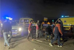 مصرع وإصابة 9 أشخاص إثر انقلاب ميكروباص في قنا