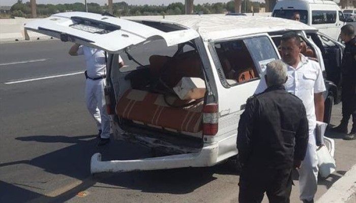 منهم 23 سودانيًا.. إصابة 24 شخصا في انقلاب ميكروباص أمام الريف الأوروبي بأكتوبر