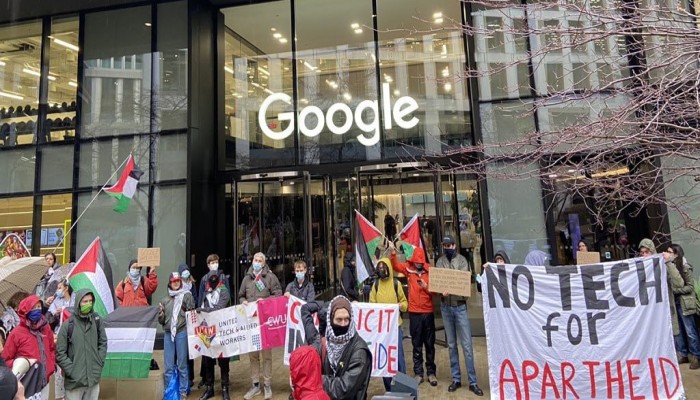 غوغل تفصل موظفين بسبب دعمهم لفلسطين واعتراضهم على مشروع نيمبوس