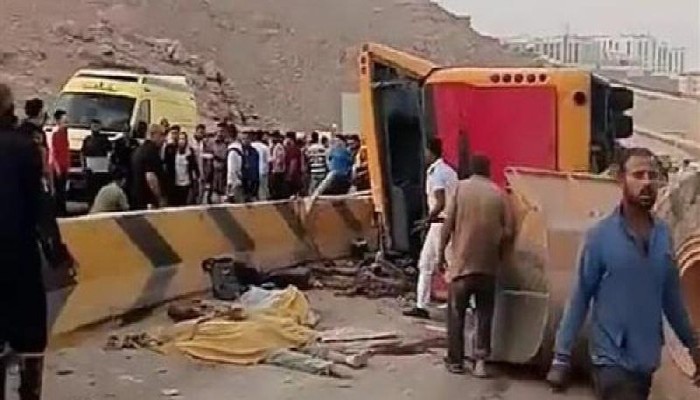 إحالة سائق أتوبيس الجلالة للجنايات رغم تأكيدات الطلاب من خطورة الطريق (فيديو)