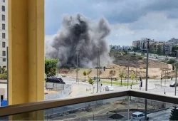 قصف واسع على "تل أبيب" وضواحيها ردا على المجازر في لبنان