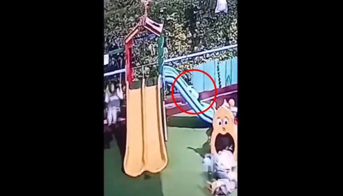 3 دقائق من الموت: إهمال إدارة حضانة كاد يقتل طفل في حدائق حلوان (فيديو)