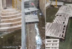 غرق المساجد الأثرية والتاريخية في مياه الصرف الصحي بالقاهرة يفضح المسئولين بالأوقاف (فيديو)