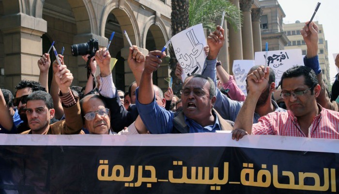 زيادة عدد الصحفيين المعتقلين في سجون السيسي إلى 24
