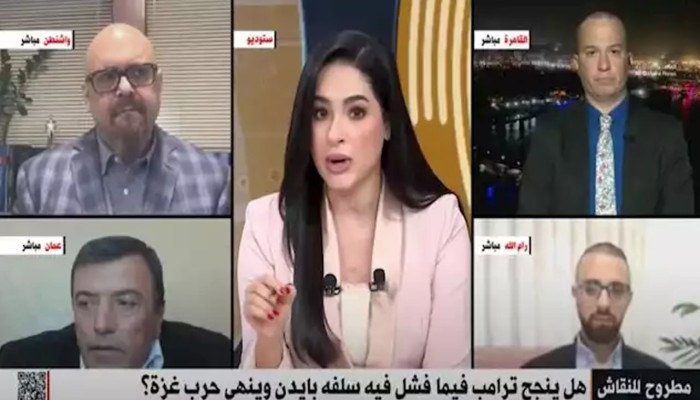 بالفيديو.. مذيعة مصرية توبخ مستشار الحزب الجمهوري الأمريكي بسبب تبرير جرائم الاحتلال في غزة