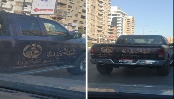 سيارات ميليشيا العرجانى تجوب البلاد تحمل شعار حزب الجبهة الوطنية