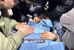 استشهاد الصحفي الفلسطيني سعيد أبو نبهان برصاص جيش الاحتلال الصهيوني
