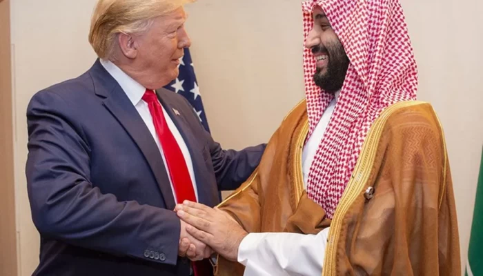 بعد 48 ساعة بن سلمان يقدم لترامب 600 مليار دولار.. وناشطون: "بدأ الحلب!"