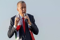 أردوغان: لا أحد يستطيع اقتلاع فلسطينيي غزة من وطنهم الأبدي.. وإعمار القطاع أولوية دولية