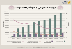  مع الحزمة الاجتماعية .. انخفاض الدعم من 29.7% في 2013 إلى 16.4% في 2025 ​​​​​​​