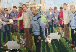 في دورة رمضانية بالدقهلية... دجاجة  لأحسن هدف و"معزه" لأفضل لاعب!!! شاهد
